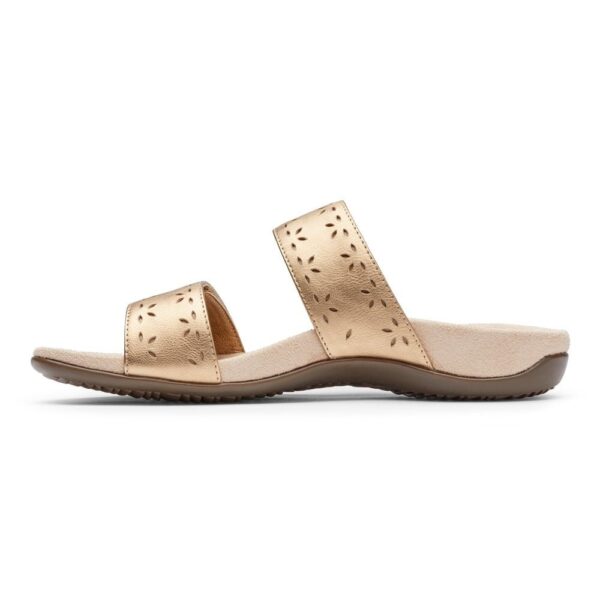 Vionic Ladies Randi Leather Slide Sandals